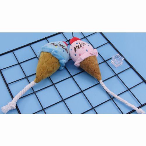 해피콘 아이스크림 강아지 봉제인형 장난감