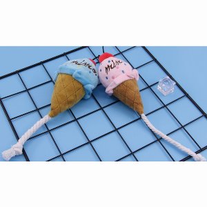해피콘 아이스크림 강아지 봉제인형 장난감